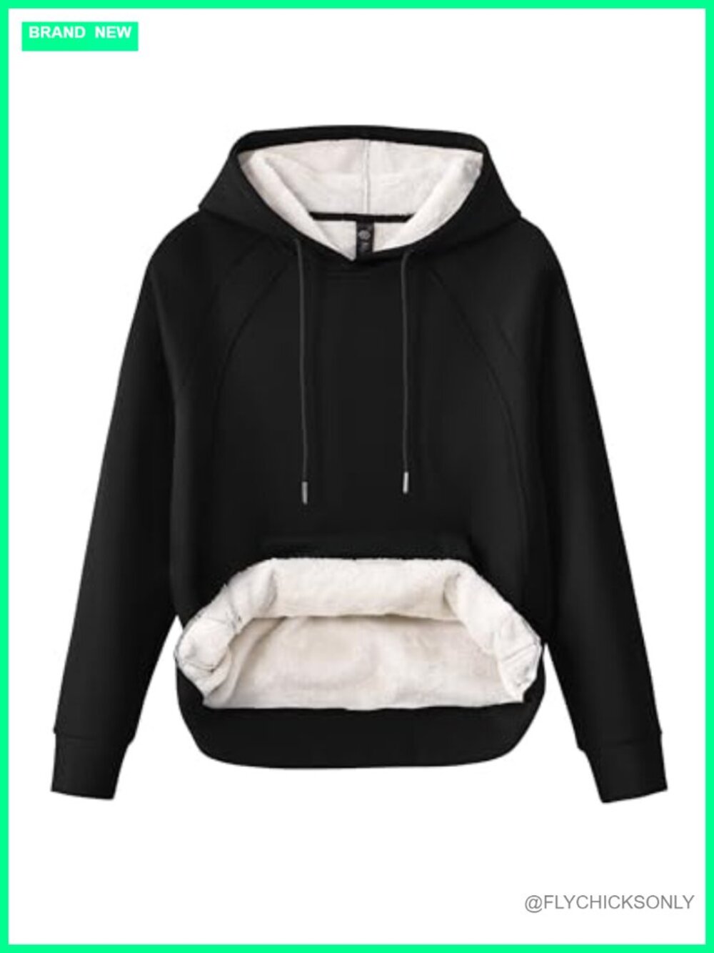 Women's Sherpa Lined Fleece Hoodie Warm Winter Pullover Sweatshirt